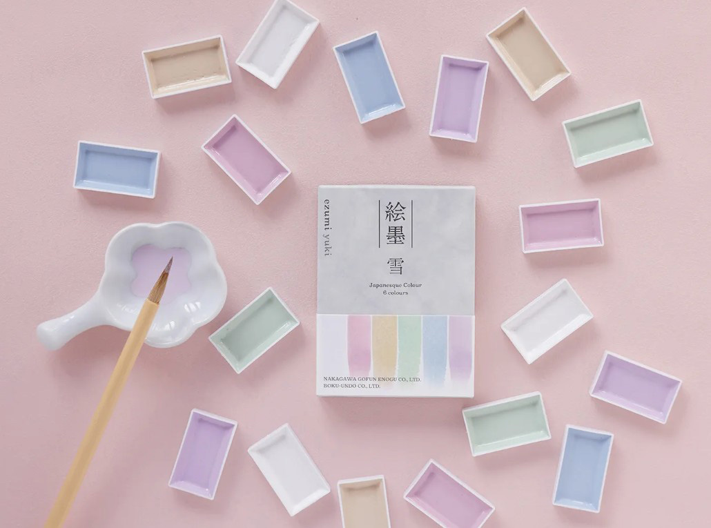 絵墨　雪 6色セット