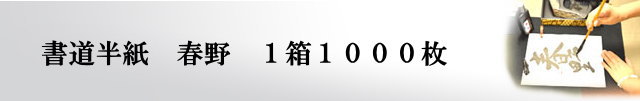 手漉き書道半紙春野半紙1000枚