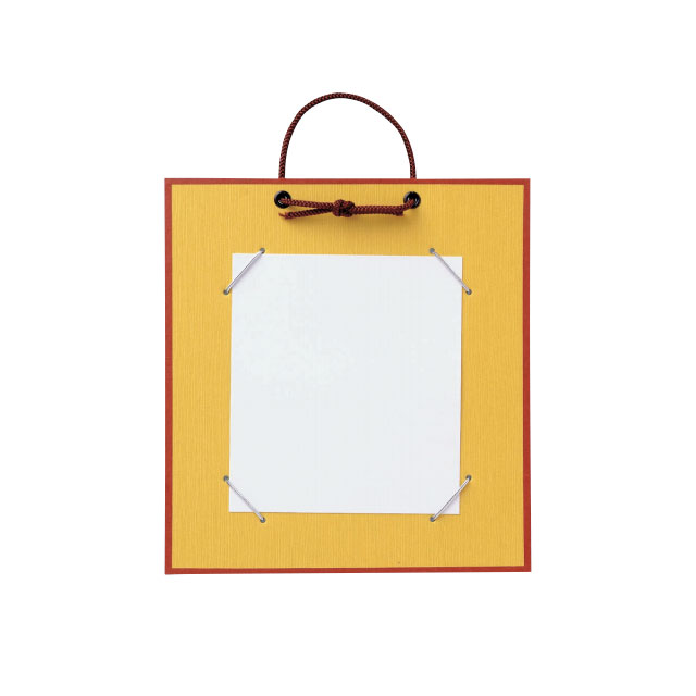 寸松庵掛レザック　黄