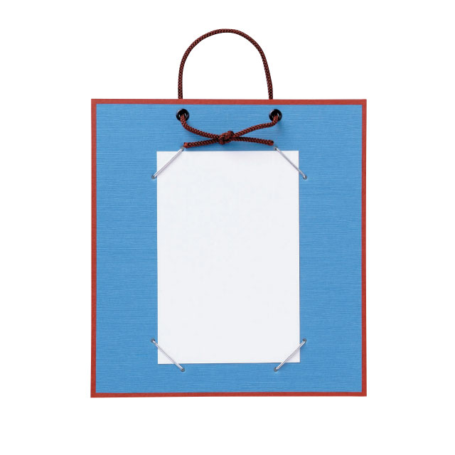 はがき掛レザック　青