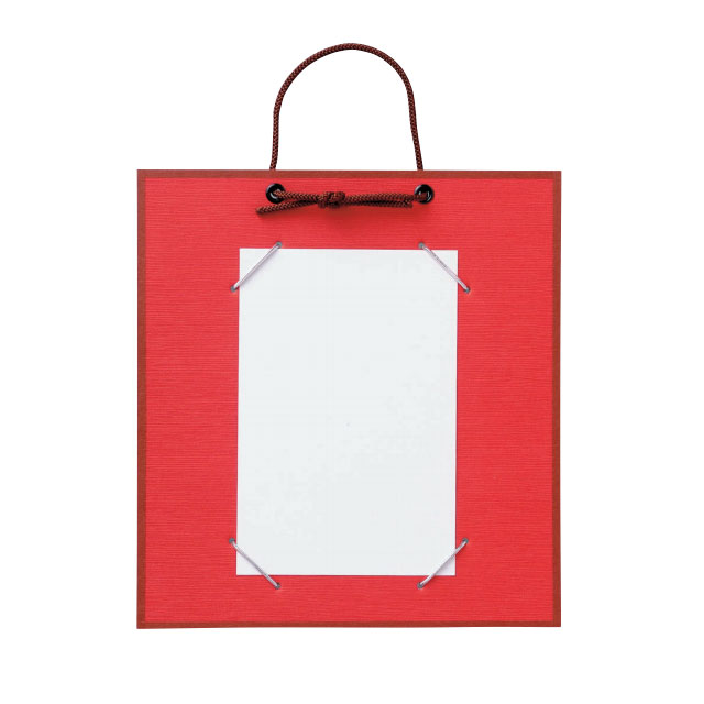 はがき掛レザック　赤