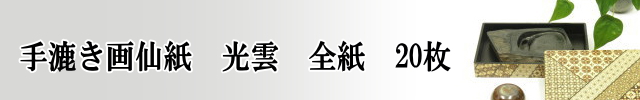 【画仙紙 全紙】 光雲20枚