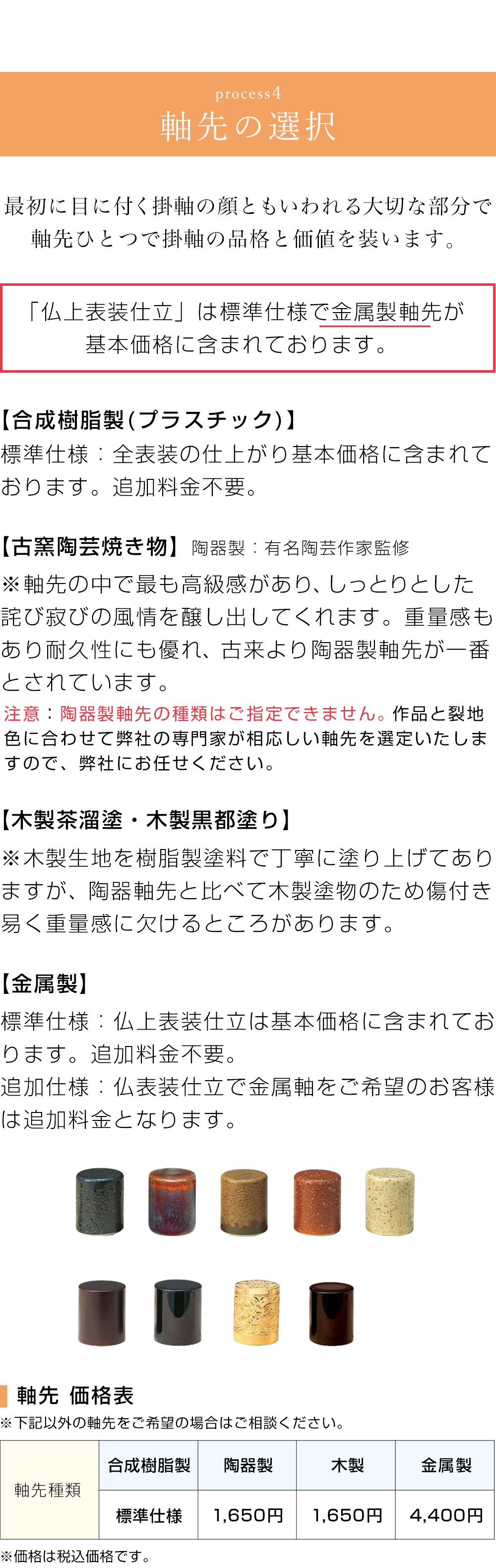 和表装　6「仏上表装仕立（ご集印掛軸仕様）・御神号表装仕立」