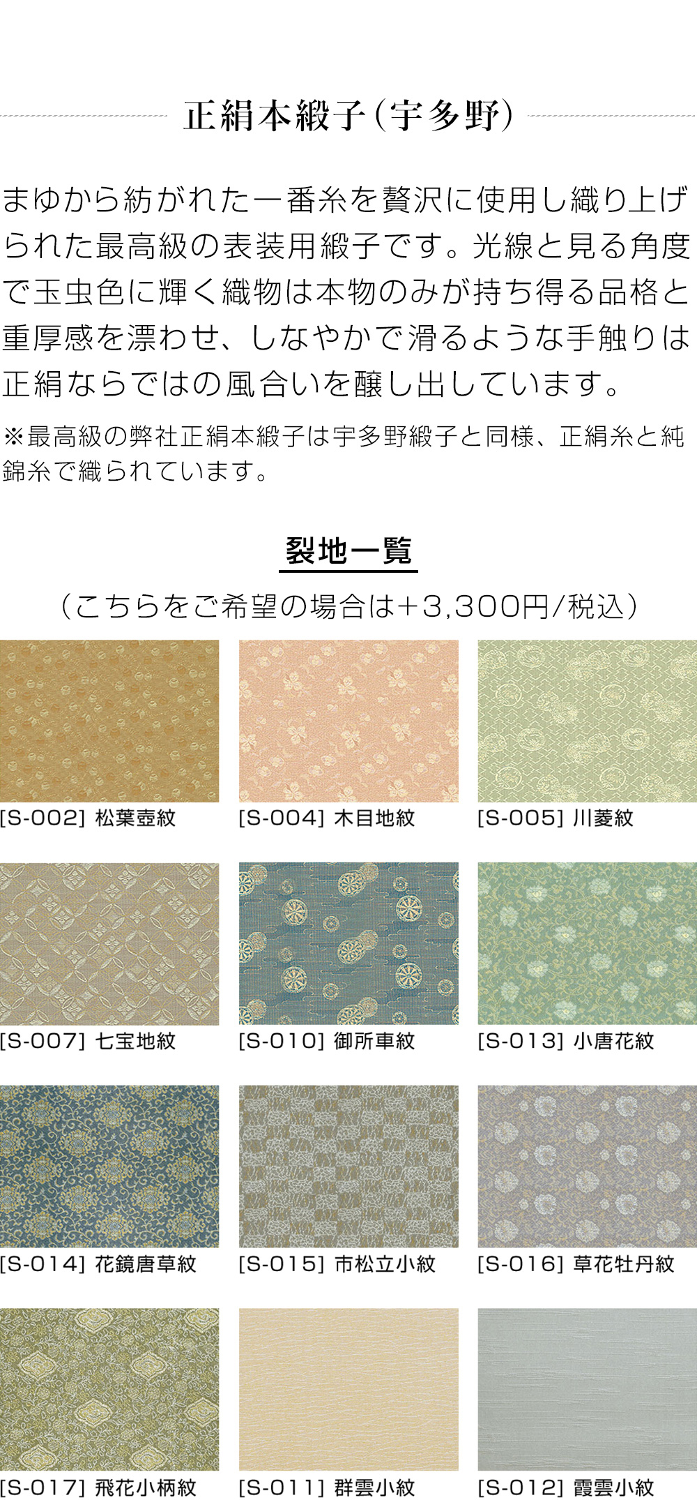 和表装　5「三段表装仕立・茶掛表装仕立」